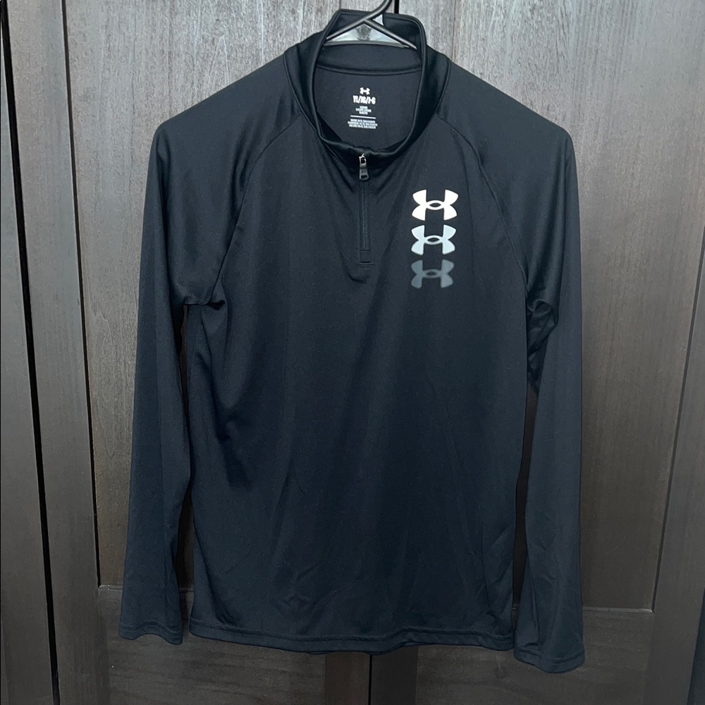 Under Armour Black Quarter Zip Pullover
